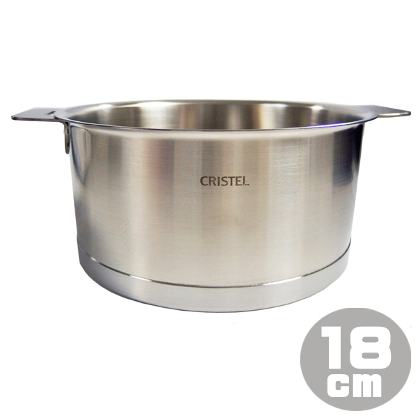 新入荷 流行 CRISTEL クリステル深鍋18cm ハンドル付 ecousarecycling.com