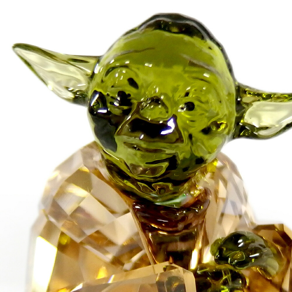 スワロフスキー Swarovski クリスタル フィギュア マスター ヨーダ Master Yoda スターウォーズ Star Wars 送料無料 Painfreepainrelief Com