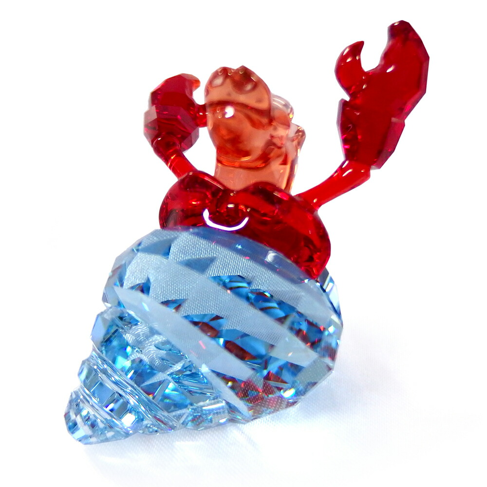 スワロフスキー Swarovski クリスタル フィギュア ディズニー Disney リトル マーメイド セバスチャン インテリア 置物 送料無料 Giosenglish Com