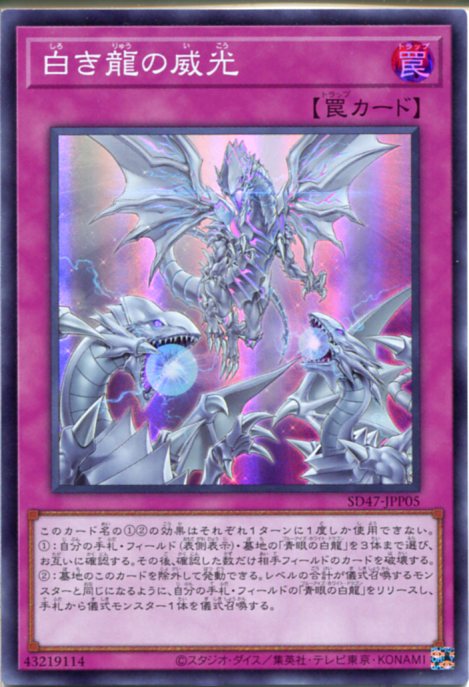 遊戯王 - 遊戯王　青眼の亜白龍　WCS2017 2017-JPP02 シークレット 遊戯王 青眼の亜白龍 wcs2017 2017-JPP02 シークレットレア