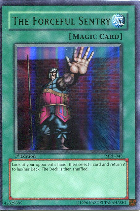 楽天市場】遊戯王 強引な番兵 英語版 1st MRL-045 ウルトラ MRL-045