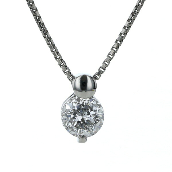 TOEI CROWN トーエイクラウン Pt900 Pt850 プラチナ ネックレス ダイヤモンド 1.080ct 一粒 40cm 鑑定書【新品仕上済】【zz】【中古】【送料無料】