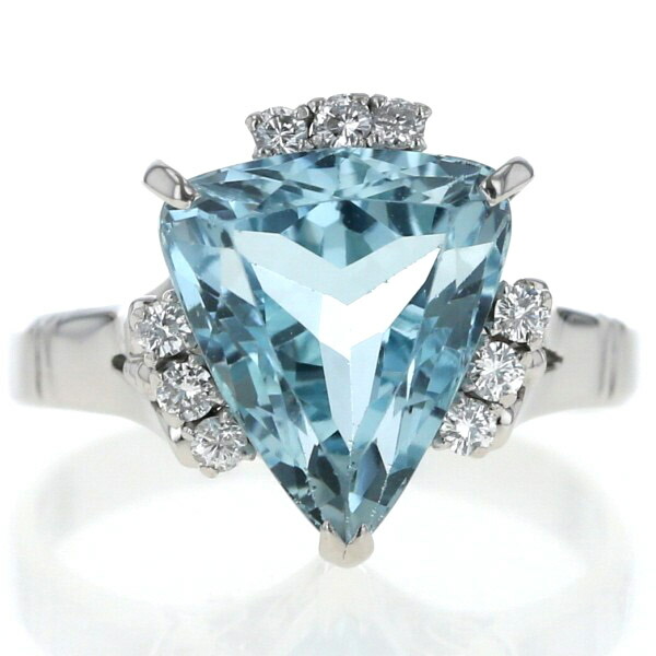 楽天市場】【ｾｰﾙ】アクアマリン 5.51ct リング 11.5号 PT900 プラチナ