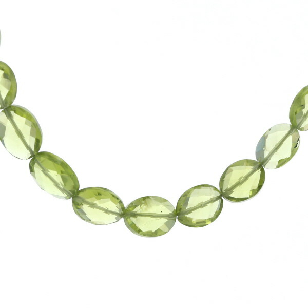 gstv　ビーズチェーンネックレス　45cm　18金ホワイトゴールド 楽天市場】GSTV K18WG ホワイトゴールド ネックレス アパタイト カット