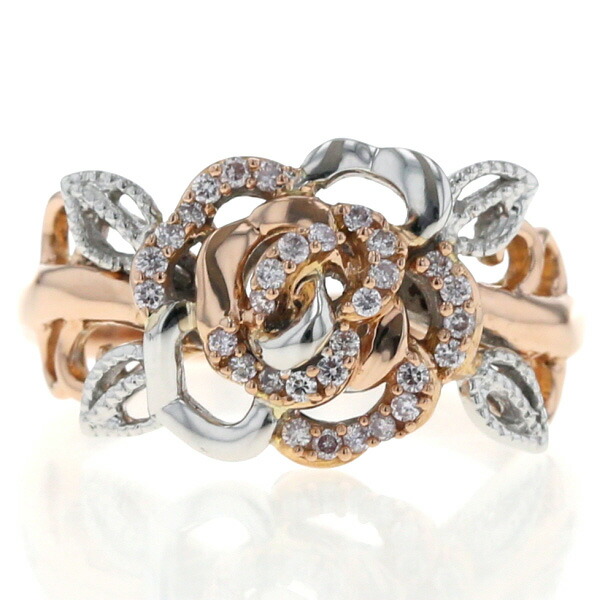 楽天市場】BIZOUX ビズー K18PG ピンクゴールド リング ダイヤモンド