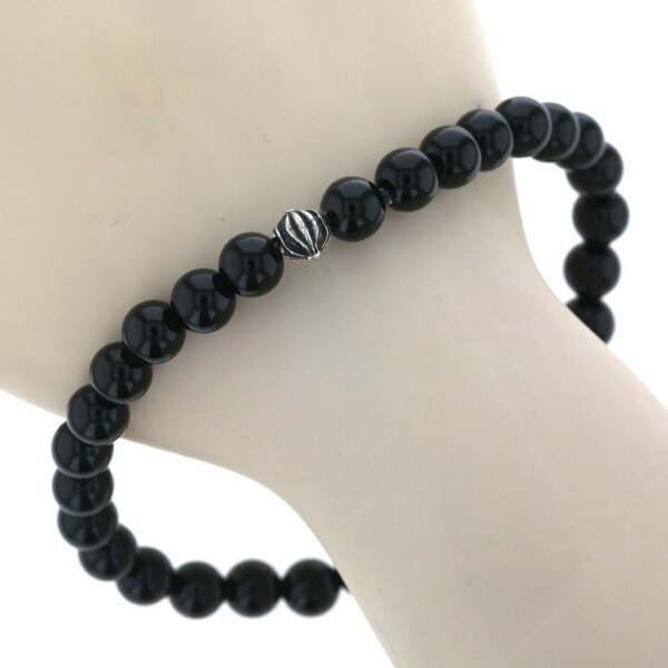 楽天市場】CHROME HEARTS 4MM BLACK TOURMALINE BEADS RING W