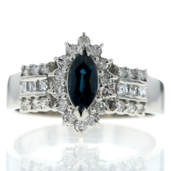 楽天市場】ジュエリーマキ Pt850 プラチナ サファイア 1.11ct