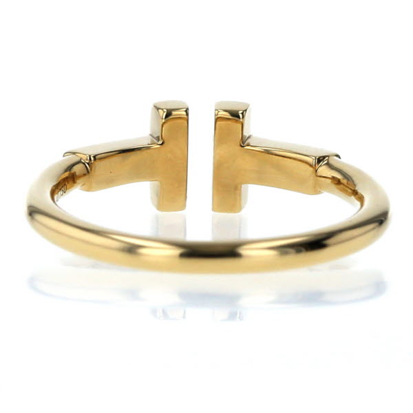 代引不可 Tiffany Co ティファニー Au750 K18yg イエローゴールド Tワイヤーリング ティー スマイル 8号 指輪 新品仕上済 El 最適な材料 Hmak Org