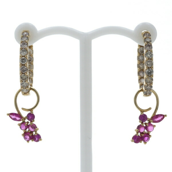 楽天市場】GSTV ジェムティービー K18YG イエローゴールド ピアリング