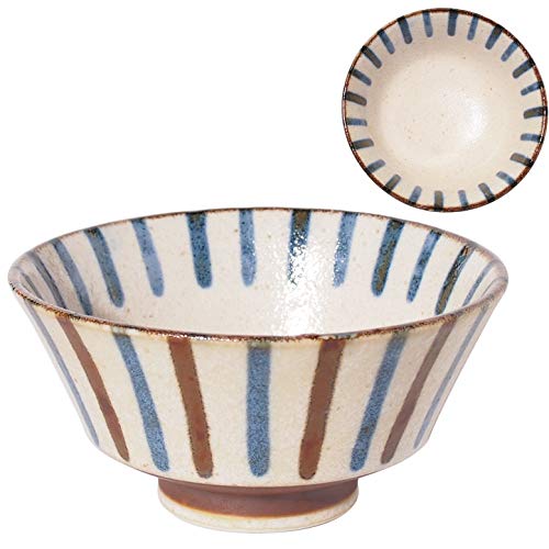 京焼 清水焼 壱楽窯 飯碗 大 (木箱入) 色絵六瓢 B14-5大 WQ85KHX7YN