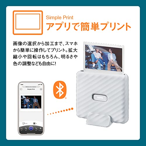 激安セール Fujifilm ワイドフォーマット用スマホプリンター チェキ Instax Link Wide モカグレイ Ins Link M Gray Fucoa Cl