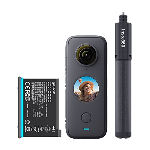 好きに Insta360 ONE X2 純正バッテリー 3脚自撮り棒 3点セット 国内