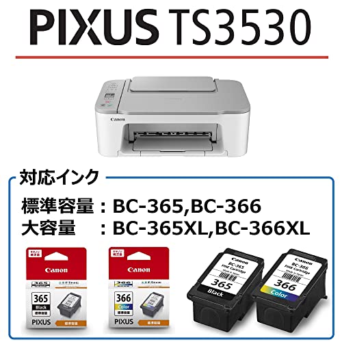 新色追加 キヤノン Canon プリンター インクジェット複合機 Pixus Ts3530 ホワイト Wi Fi対応 テレワーク向け 22年モデル Pfadisursee Ch