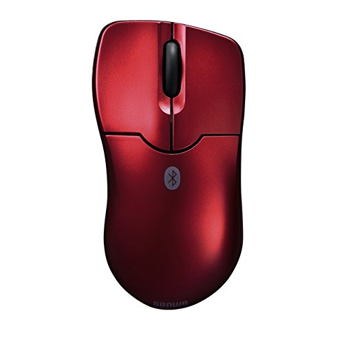 サンワサプライ Bluetooth3.0 ブルーLEDマウス レッド MA-BTBL27R 送料無料