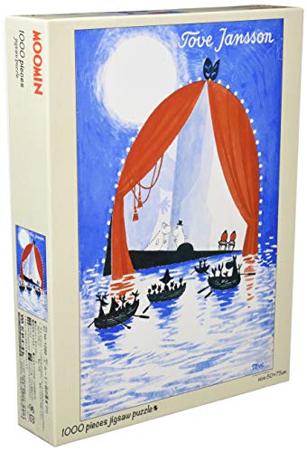 1000ピース ジグソーパズル ムーミン谷の夏まつり(50x75cm) 送料無料