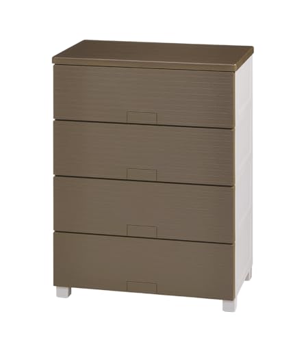 天馬 チェスト 完成品 フィッツチェスト ウッド 4段 タンス ナチュラル 幅65×奥行41×高さ85cm 収納ケース 衣装ケース 日本 送料無料