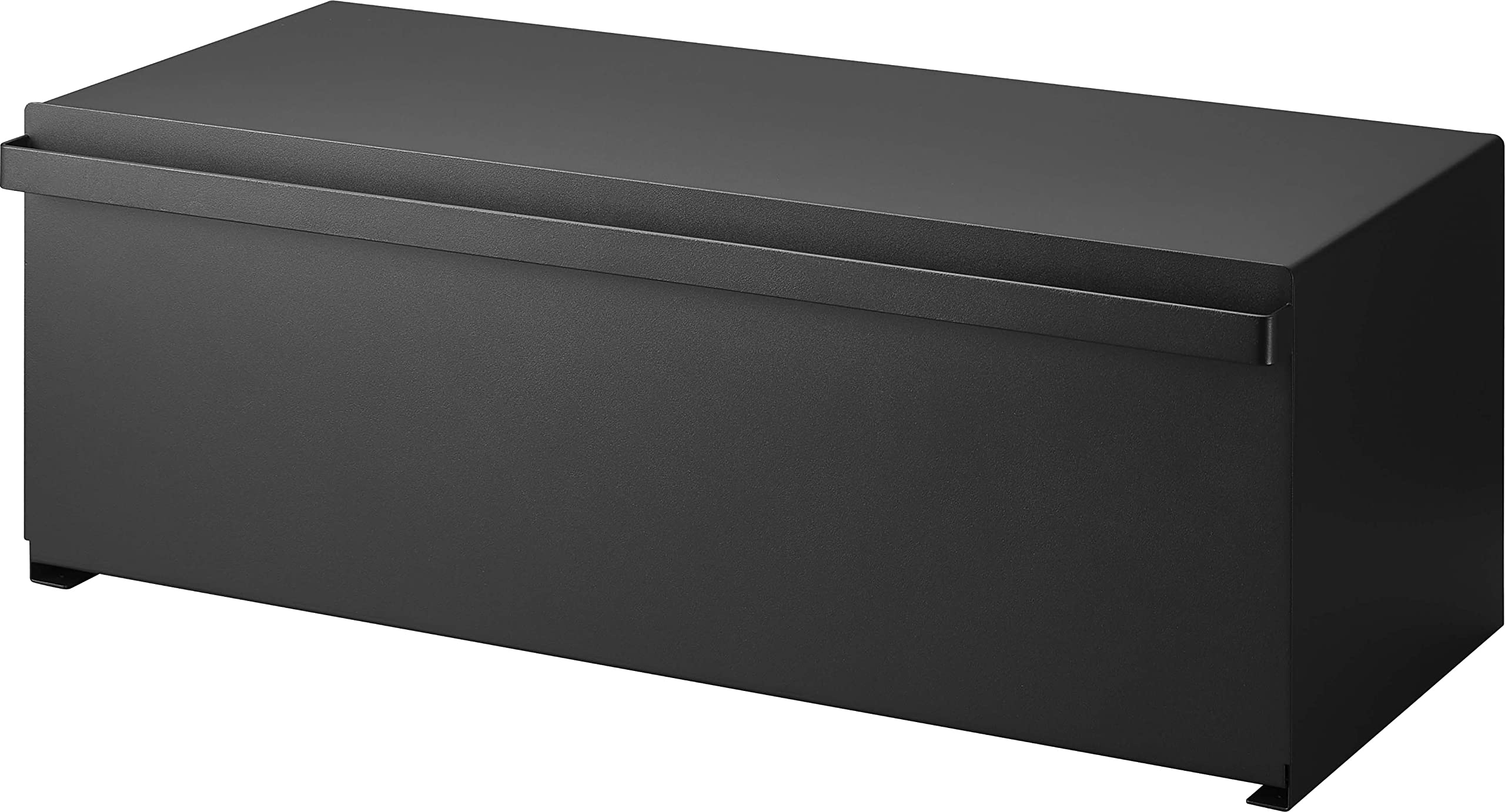 楽天市場】山崎実業(Yamazaki) ブレッドケース ブラック 約W40×D34.5