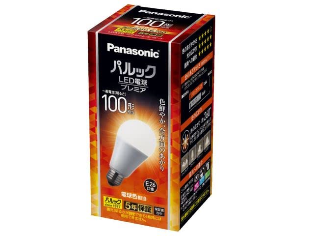 楽天市場】パナソニック LED電球 E26 電球100W形相当 電球色相当