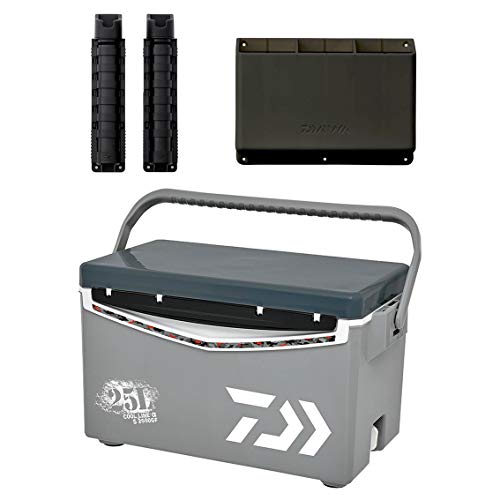 ダイワ(DAIWA) クーラーボックス クールラインα GF S2500 グレー 釣り 25リットル 発泡スチロール 送料無料