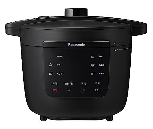 パナソニック 電気圧力鍋 3.9L 最大6人分 圧力/低温/無水/煮込/自動調理 レシピブック付 温度過昇防止・ふた開閉検知機能付き N 送料無料|GR ONLINE STORE