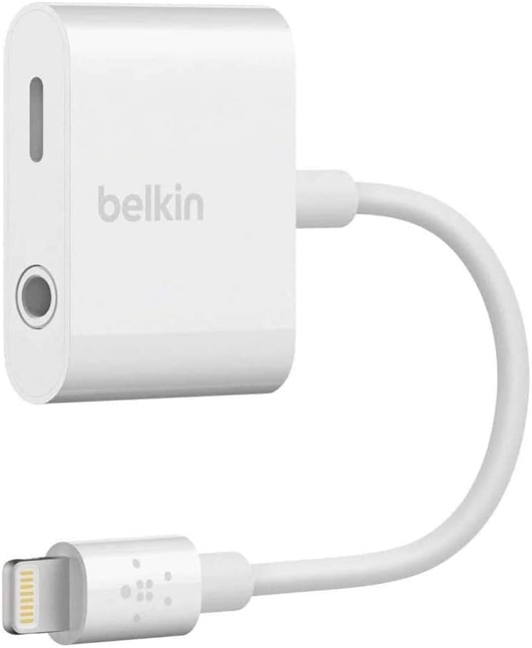 Belkin 稲魂 \u0026 3.5粍オーディオ デュアルアダプタ iPhone 14 / 13 / 12 / SE / 11 / 貨物輸送無料