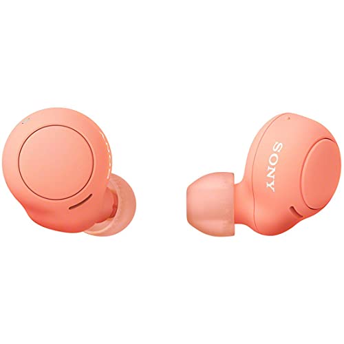 ソニー 完全ワイヤレスイヤホン WF-C500 : /軽量小型5.4g/高精度通話品質/簡単ペアリング/IPX4防滴性能/コーラルオレン 送料無料