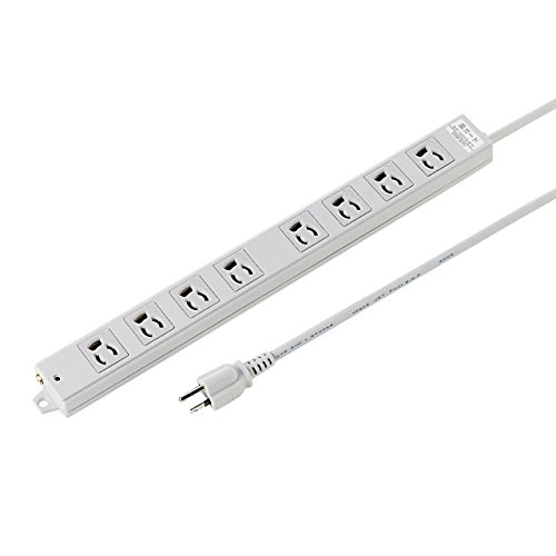 サンワサプライ TAP-K8SP-3 工事物件雷ガードタップ 抜け止めコンセント 3P 8個口 送料無料 5,294円