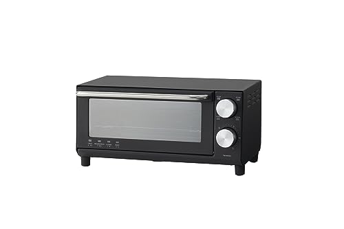 ツインバード 燕三条 トースター オーブントースター 2枚焼き タイマー15分 ハーフミラーガラス 天板付 コンパクト【メーカー1年】ブ 送料無料
