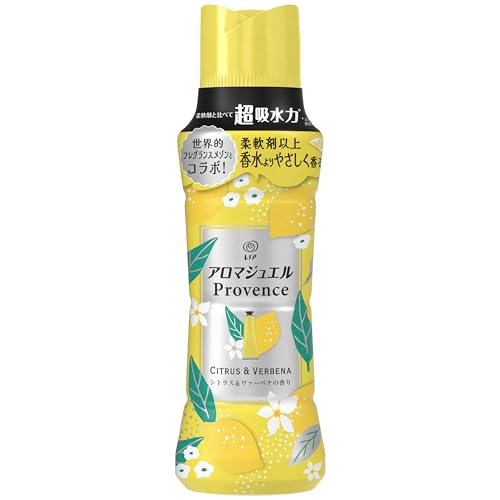 レノア ハピネス アロマジュエル 香り付け専用ビーズ シトラス＆ヴァーベナ 本体 420mL 送料無料画像