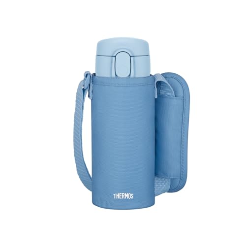 サーモス 水筒 真空断熱ストローボトル 410ml アッシュブルー 子供用 通園通学 保冷専用 FJV-400F ASB 送料無料
