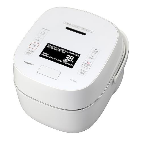 TOSHIBA(東芝) 炊飯器 炎匠炊き 5.5合 RC-10VXV(W) グランホワイト 真空圧力IHジャー炊飯器 大火力 真空保温  送料無料