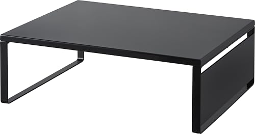 山崎実業(Yamazaki) オーブンレンジラック ブラック W53×D40×H16.7cm タワー tower レンジ台 キッチンラッ 送料無料
