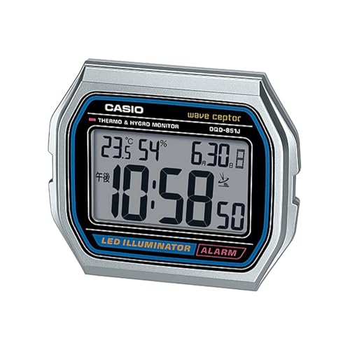新品未使用CASIO　電波デジタル置時計　目覚まし時計　DQD-851J-8JF 楽天市場】電波 めざまし 時計 DQD-851J-8JF CASIO カシオ 電子音