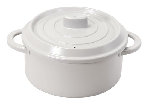 楽天市場】【P15倍】1~7営業日出荷 電子レンジ 鍋 ホワイト クック膳