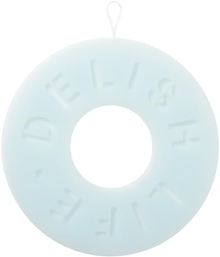 イシガキ DL シリコン トリベット 鍋敷き サークル ドーナツ型 ドロップ ブルー 18cm 4580 送料無料画像