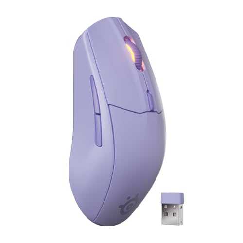 SteelSeries ゲーミングマウス 無線電話 無線電話 2.4Ghz/Bluetooth相応う 軽さ 低引き延ばす 1.9ms 高耐久 18 貨物輸送無料