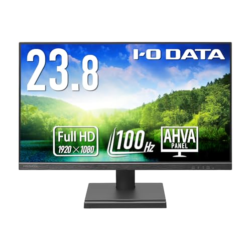IODATA モニター 23.8インチ 100Hz AHVAパネル 非光沢 ブラック (HDMI×1/DisplayPort×1/スピー 送料無料
