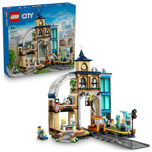 レゴ(LEGO) シティ セントラル・トレインステーション おもちゃ 玩具 誕生日 プレゼント ブロック 男の子 女の子 子供 7歳 8 送料無料