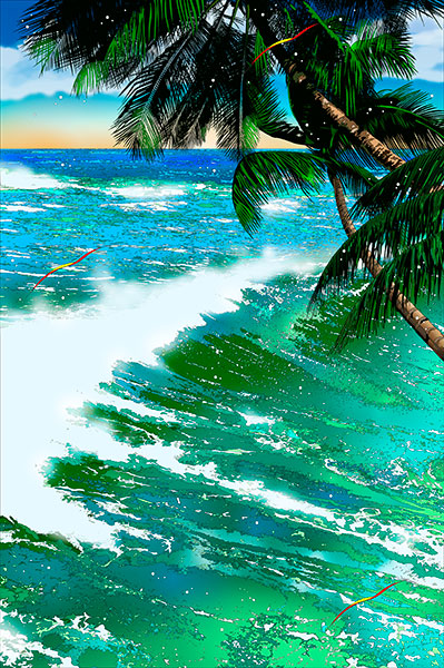 楽天市場 鈴木英人 浜の休息 年 Emグラフ 額付版画作品国内 送料無料 アート アロマ グレイス