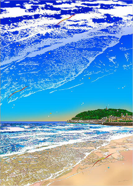 楽天市場】「ラ コンチャビーチの波雲 ～WAVY CLOUD LA CONCHA～」最新