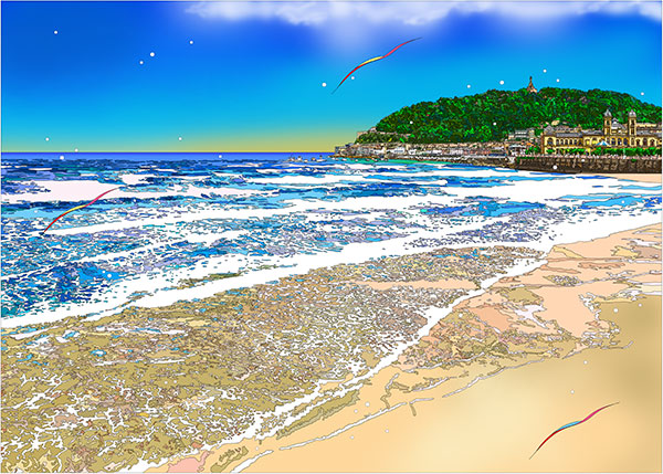 ジニー・キム　版画　限定ジクレー　新品額入り　直筆サイン、ED有り　証明書付 大きめ 版画 ジニー・キム 限定ジクレー サイン、ED.証明書 額装