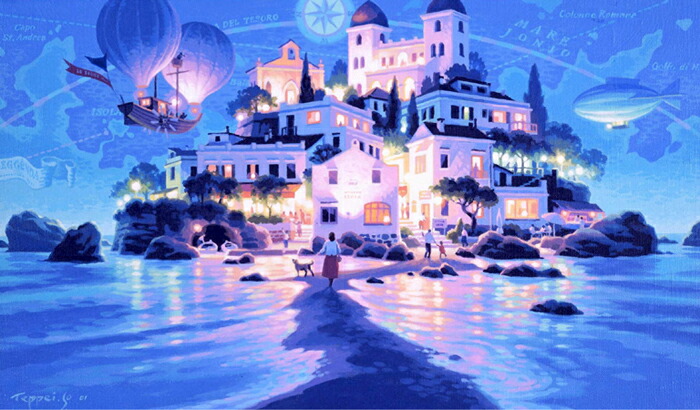 笹倉鉄平 額付版画作品ホビー ボン ビアッジョ ボン ビアッジョ シルクスクリーン シルクスクリーン 02年 額付版画作品 特別コラボアイテム