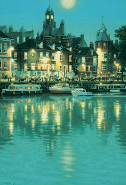 楽天市場】笹倉鉄平 「ローテンブルクの雨」 2004年 シルク