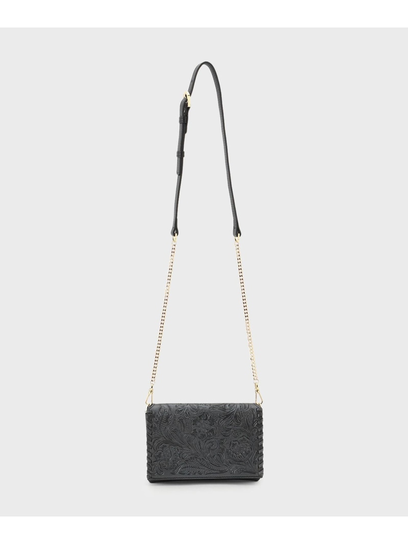 ChainShoulderbag GRACE CONTINENTAL グレースコンチネンタル バッグ ショルダーバッグ ブラック シルバー ゴールド【送料無料】[ Fashion]｜gracecontinental／wythecharm 23,760円
