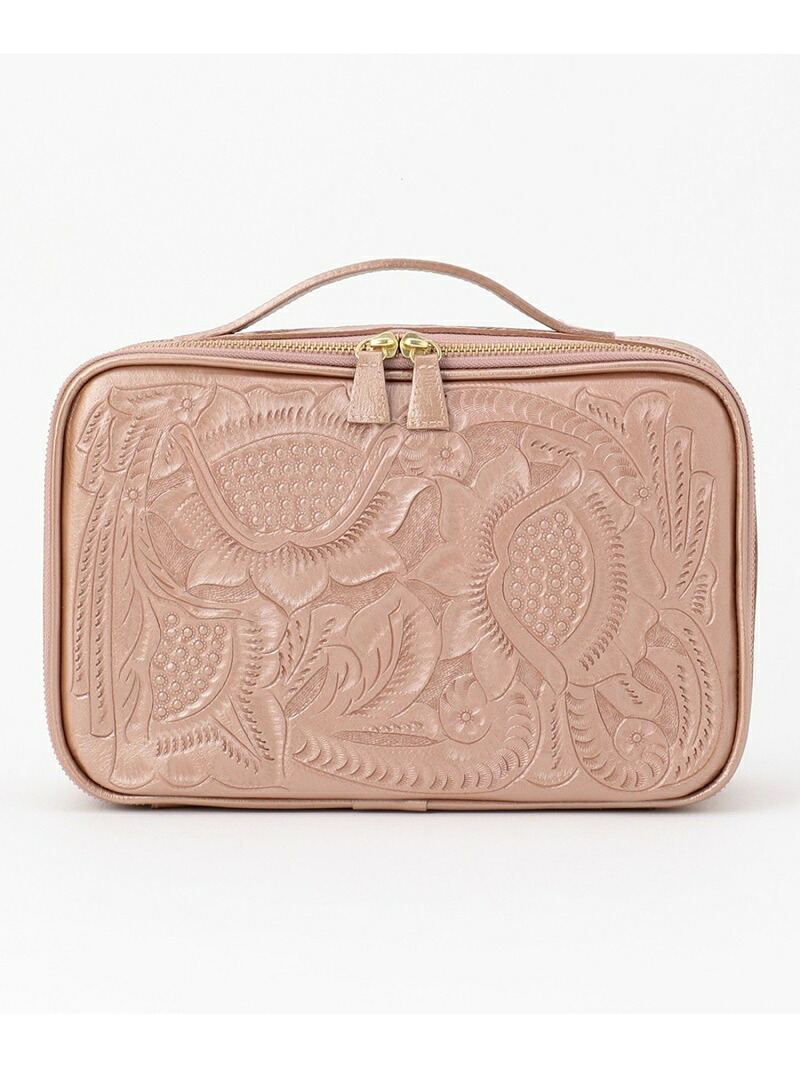 Flat Pouch GRACE CONTINENTAL グレースコンチネンタル 財布・ポーチ・ケース ポーチ ホワイト ゴールド【送料無料】[ Fashion]