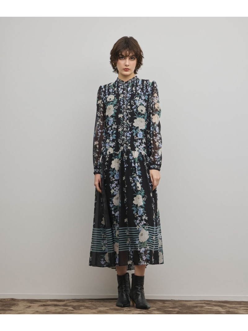 楽天市場】グレーププリントティアードワンピース GRACE CONTINENTAL