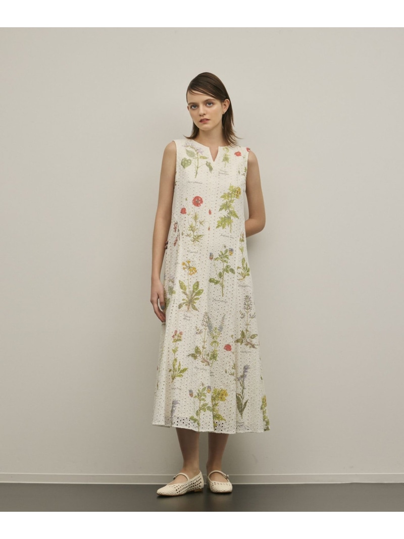 【SALE／30%OFF】カットワークプリントワンピース GRACE CONTINENTAL グレースコンチネンタル ワンピース・ドレス ワンピース ホワイト【RBA_E】【送料無料】[ Fashion]｜gracecontinental／wythecharm