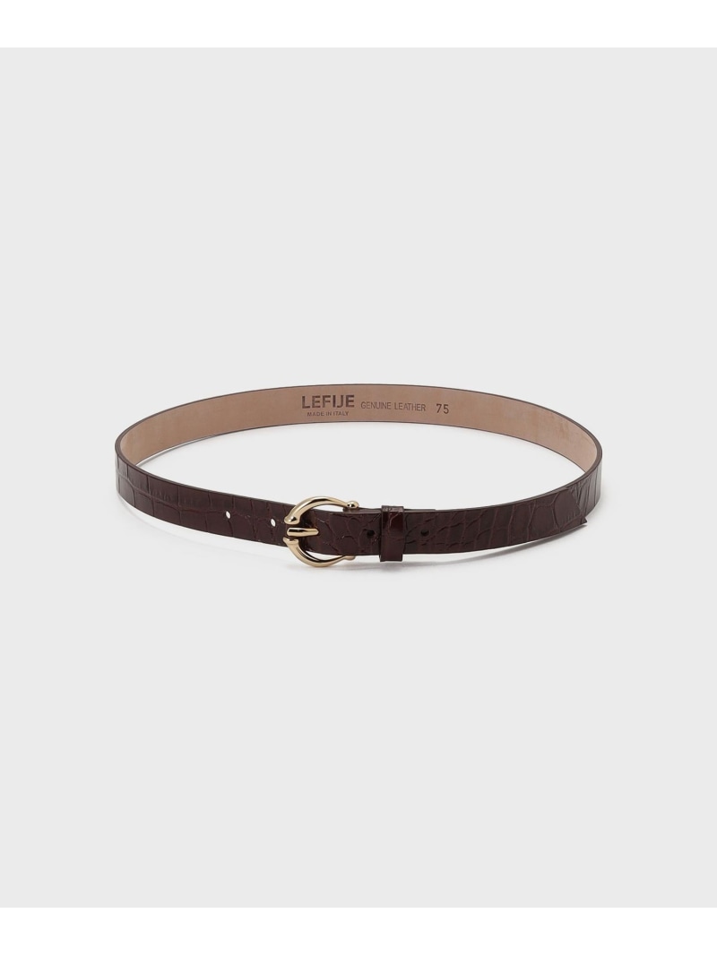 LEFIJE Coconut ベルト GRACE CONTINENTAL グレースコンチネンタル ファッション雑貨 ベルト ブラウン【送料無料】[ Fashion]