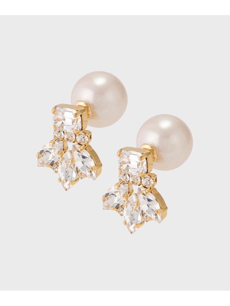 ビジューパールピアス GRACE CONTINENTAL グレースコンチネンタル アクセサリー・腕時計 ピアス ホワイト【送料無料】[ Fashion] 16,632円