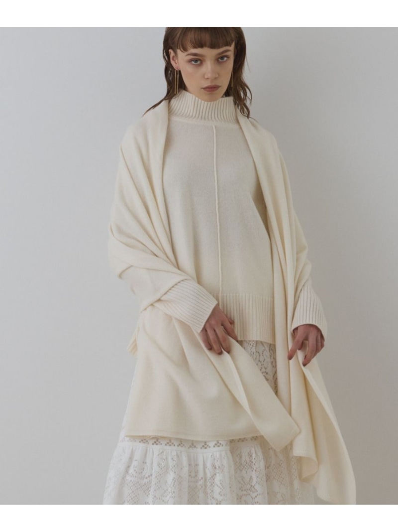 【SALE／50%OFF】ウールストール GRACE CONTINENTAL グレースコンチネンタル ファッション雑貨 マフラー・ストール・ネックウォーマー ピンク グレー ベージュ【RBA_E】【送料無料】[ Fashion]｜gracecontinental／wythecharm